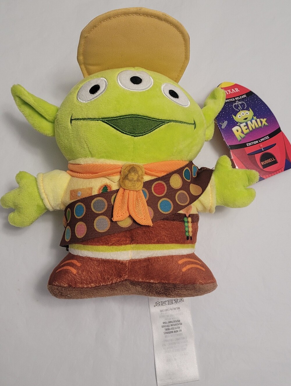 NWT Disney Pixar Toy Story Alien Remix Russell UP 8" Limited Release Plush